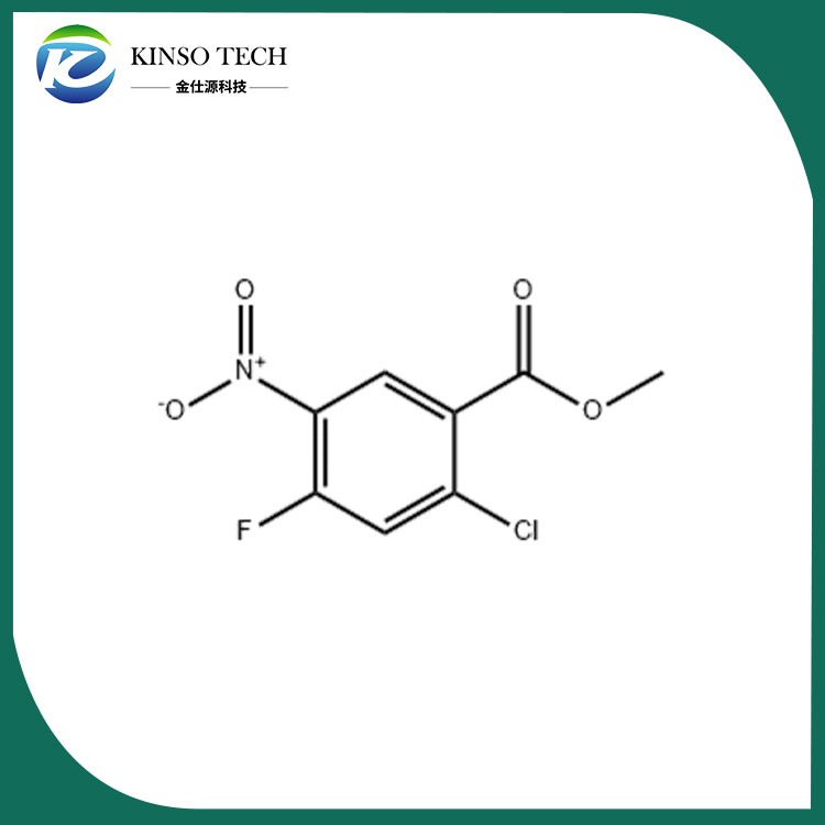 2-kloro-4-fluoro-5-nitro-bensoehappe metüülester CAS 85953-30-6